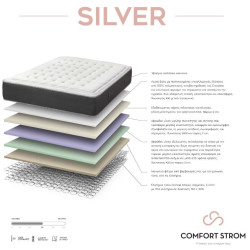 COMFORT STROM CASHMERE SILVER ΑΝΑΤΟΜΙΚΟ ΣΤΡΩΜΑ