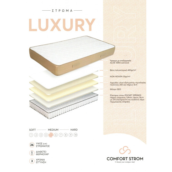 COMFORT STROM LUXURY ΑΝΑΤΟΜΙΚΟ ΣΤΡΩΜΑ
