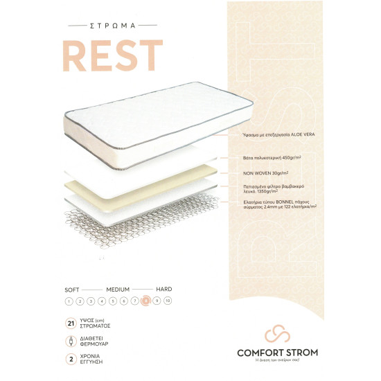 COMFORT STROM REST ΑΝΑΤΟΜΙΚΟ ΣΤΡΩΜΑ
