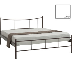 ΧΑΜΟΓΕΛΟ - ΜΕΤΑΛΛΙΚΟ ΚΡΕΒΑΤΙ (ΛΕΥΚΟ)